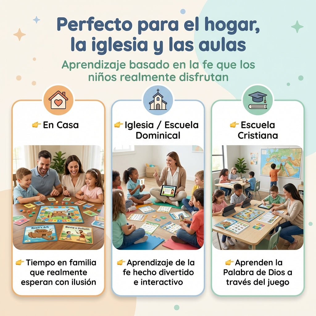Fé Divertida: 11+ Juegos Bíblicos para Jugar, Aprender y Crecer en Fé
