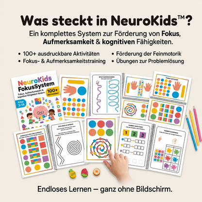 NeuroKids™ +100 attività per potenziare l'attenzione, la concentrazione e l'apprendimento