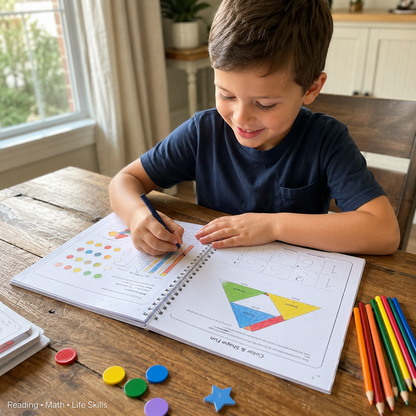 NeuroKids™ Mega Bundle- Sistema Completo de Aprendizaje: Matemáticas + Lectura + Independencia