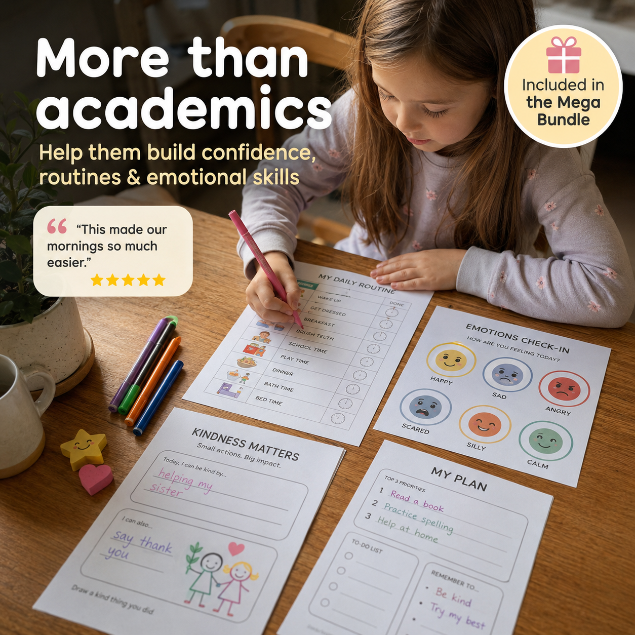 NeuroKids™ Mega Bundle- Sistema Completo de Aprendizaje: Matemáticas + Lectura + Independencia
