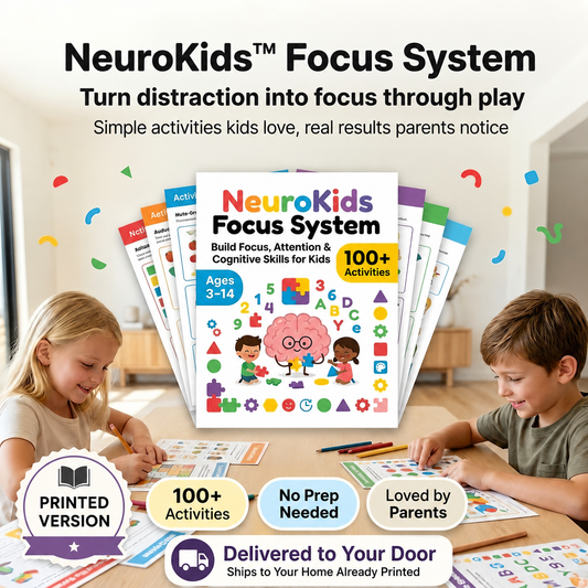 NeuroKids™ +100 Aktivitäten zur Förderung von Aufmerksamkeit, Konzentration und Lernen – gedruckte Version