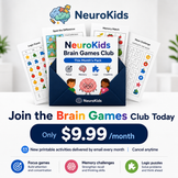 NeuroKids™ Brain Games Club: new printable brain games delivered every
