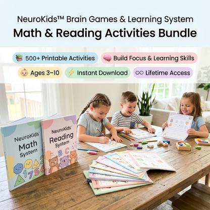 NeuroKids Math System™ Más de 200 actividades para ayudar a tu hijo a dejar de tener dificultades con las matemáticas