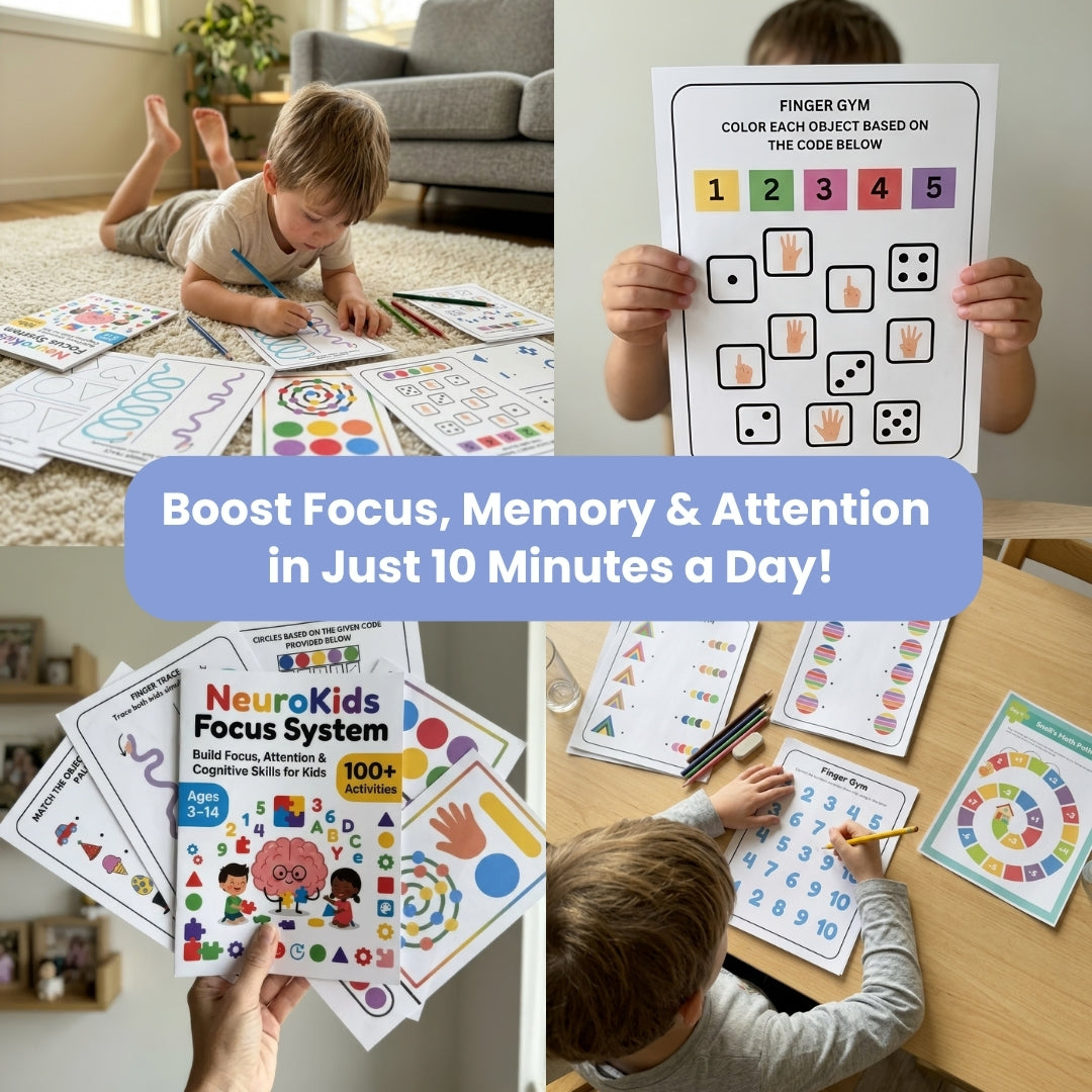 NeuroKids™ +100 Activities to Boost Attention, Focus, and Learning