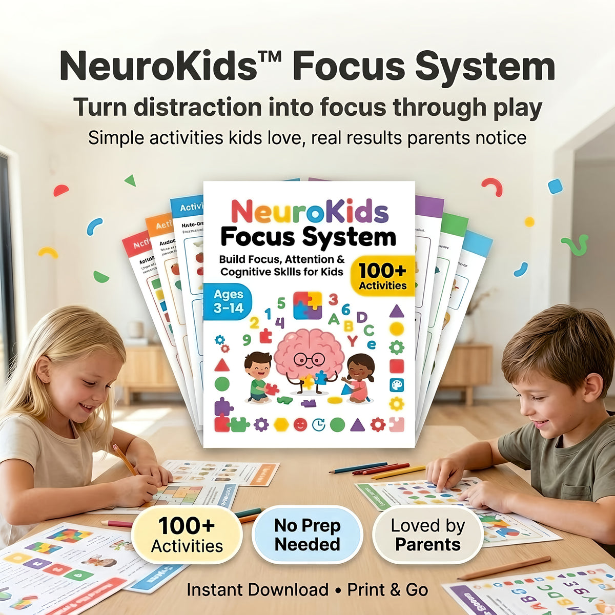 NeuroKids - Atividades para foco infantil