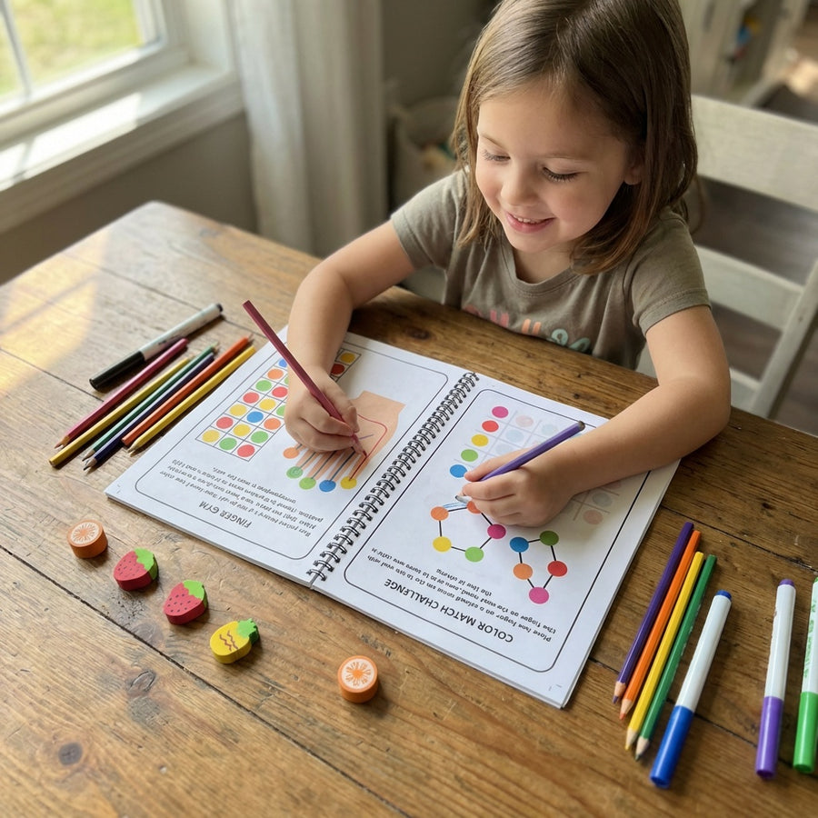 Criança fazendo atividades NeuroKids