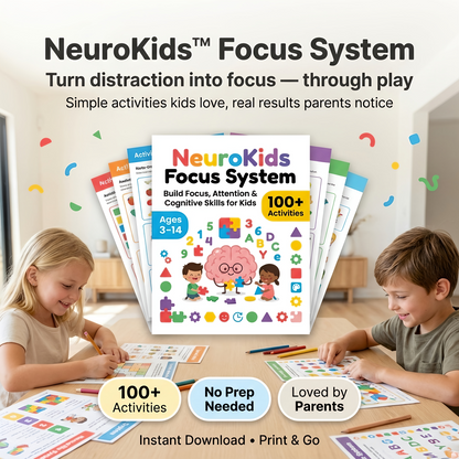 NeuroKids™ +100 Aktivitäten zur Steigerung von Aufmerksamkeit, Fokus und Lernfähigkeit