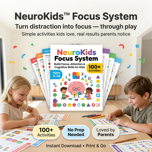 NeuroKids™ +100 Activities to Boost Attention, Focus, and Learning